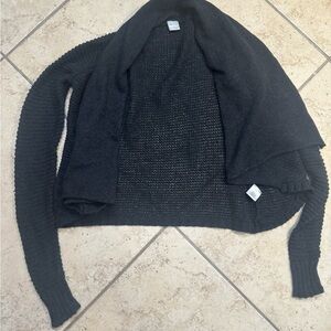Kirra Dark Gray Knit Sweater Shrug